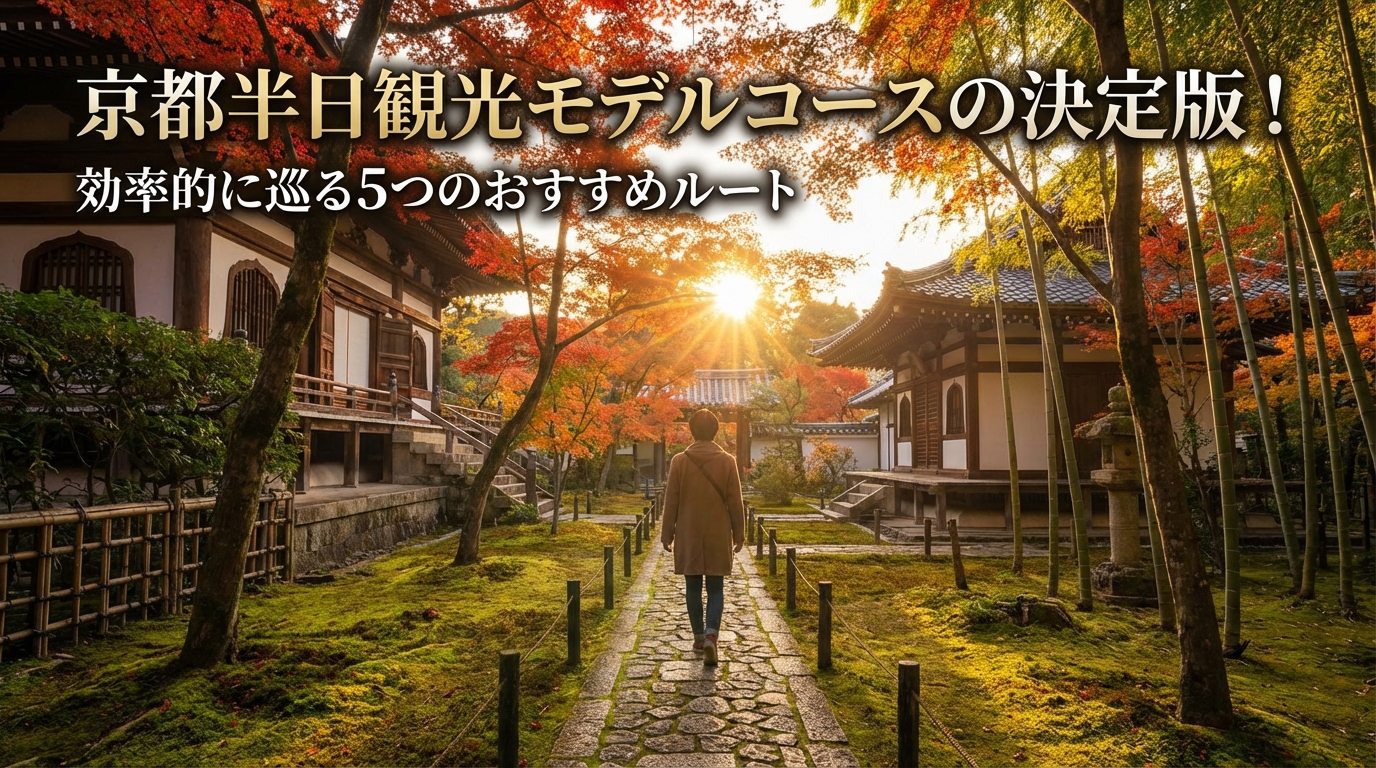 京都半日観光モデルコースの決定版！効率的に巡る5つのおすすめルート