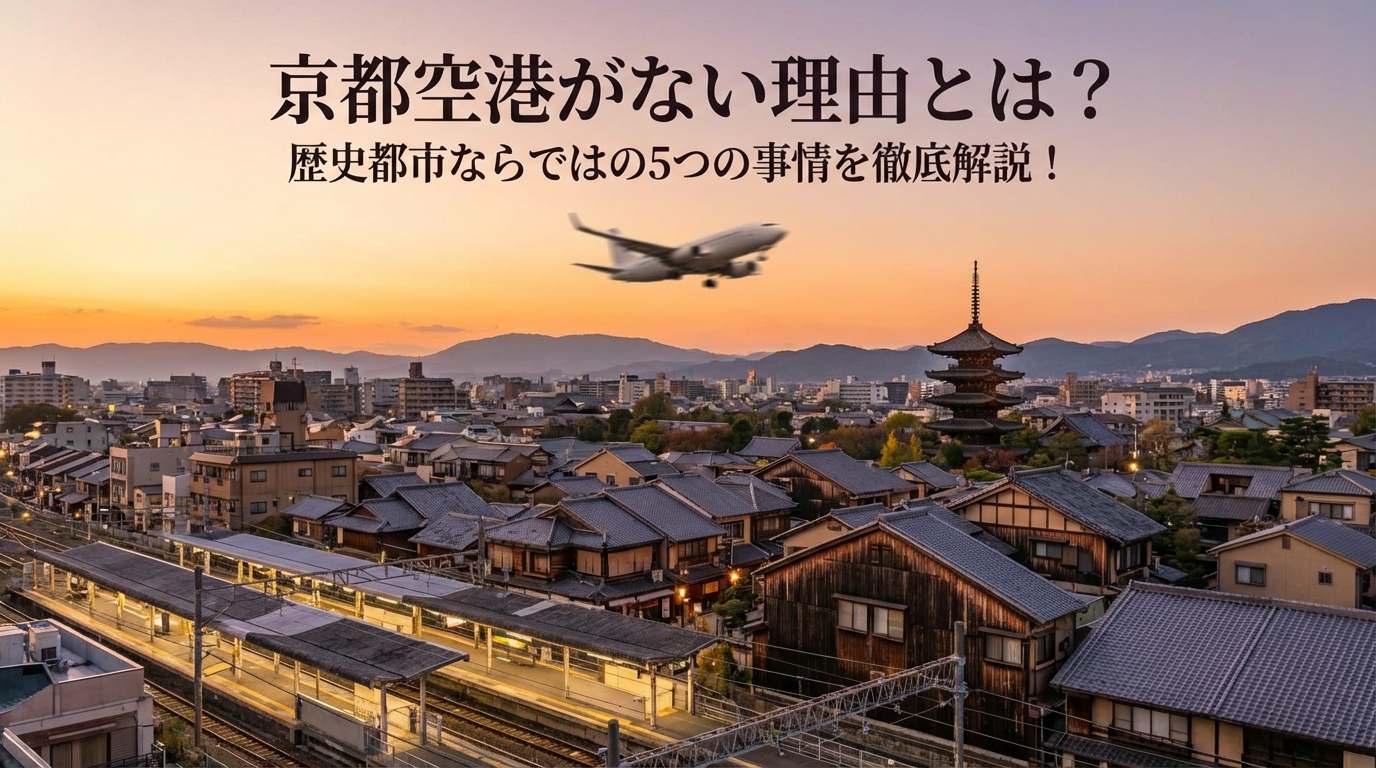 京都空港がない理由とは?歴史都市ならではの5つの事情を徹底解説!