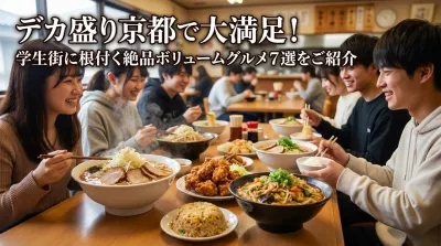 デカ盛り京都で大満足！学生街に根付く絶品ボリュームグルメ7選をご紹介