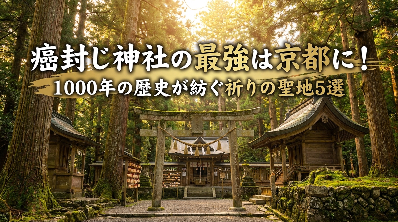 癌封じ神社の最強は京都に！1000年の歴史が紡ぐ祈りの聖地5選