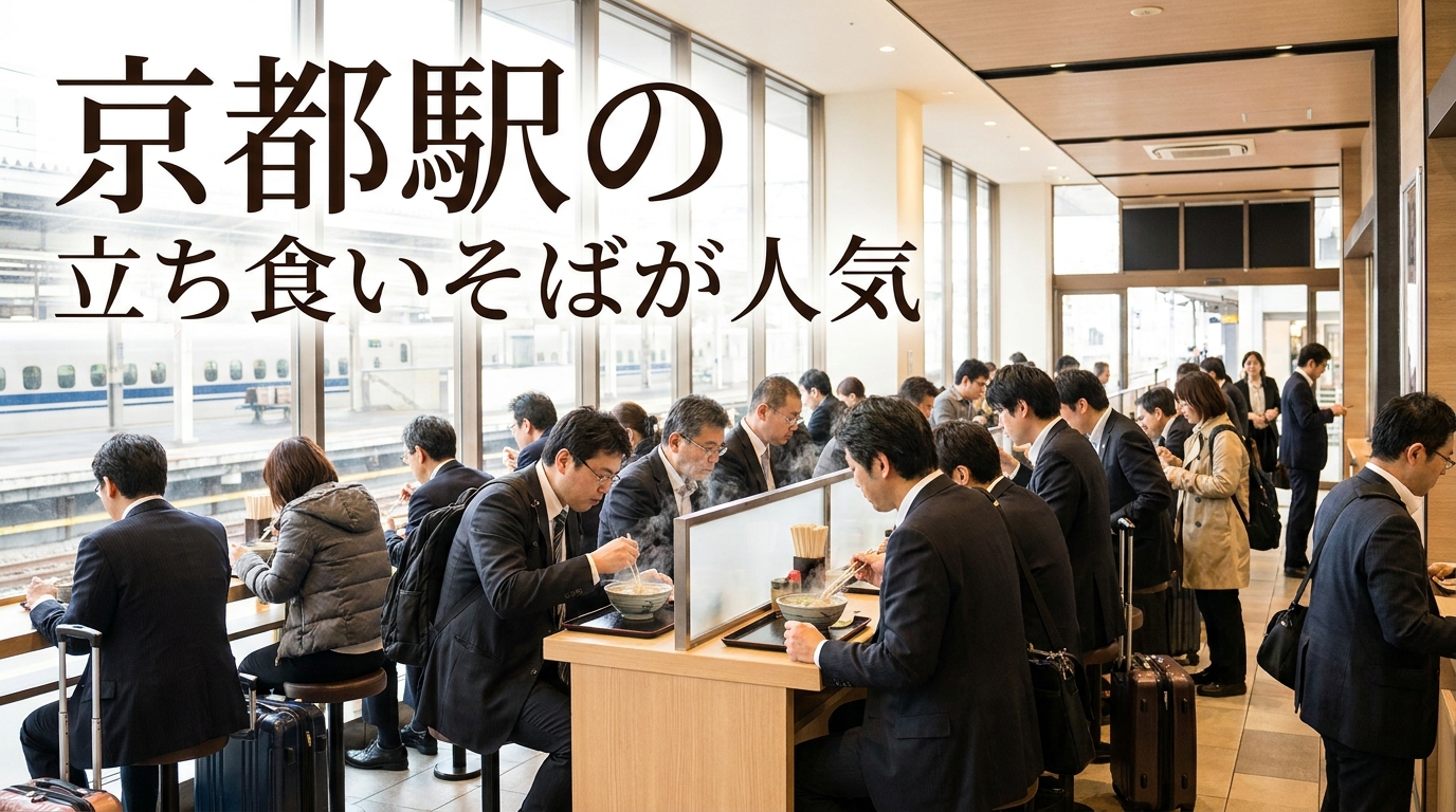 京都駅の立ち食いそばが人気の理由！おすすめメニューと上手な利用術を紹介