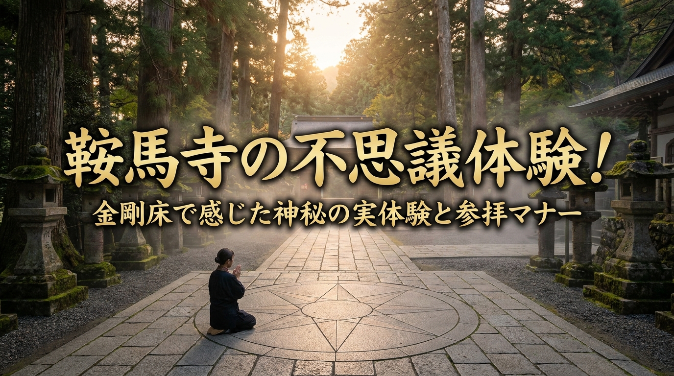 鞍馬寺の不思議体験！金剛床で感じた神秘の実体験と参拝マナー