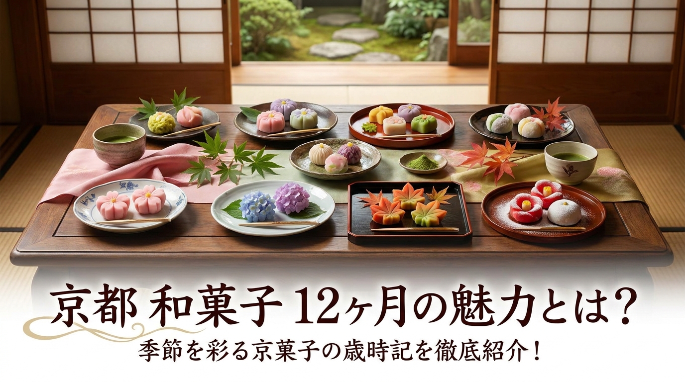 京都 和菓子 12ヶ月の魅力とは？季節を彩る京菓子の歳時記を徹底紹介！