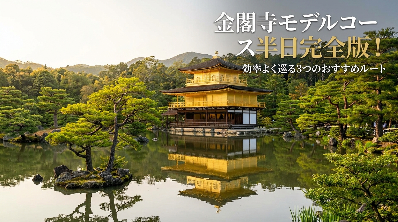 金閣寺モデルコース半日完全版！効率よく巡る3つのおすすめルート