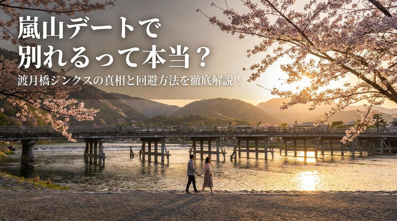 嵐山デートで別れるって本当？渡月橋ジンクスの真相と回避方法を徹底解説！