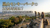 嵐山モンキーパークの所要時間は？滞在モデルや時間配分を徹底解説！