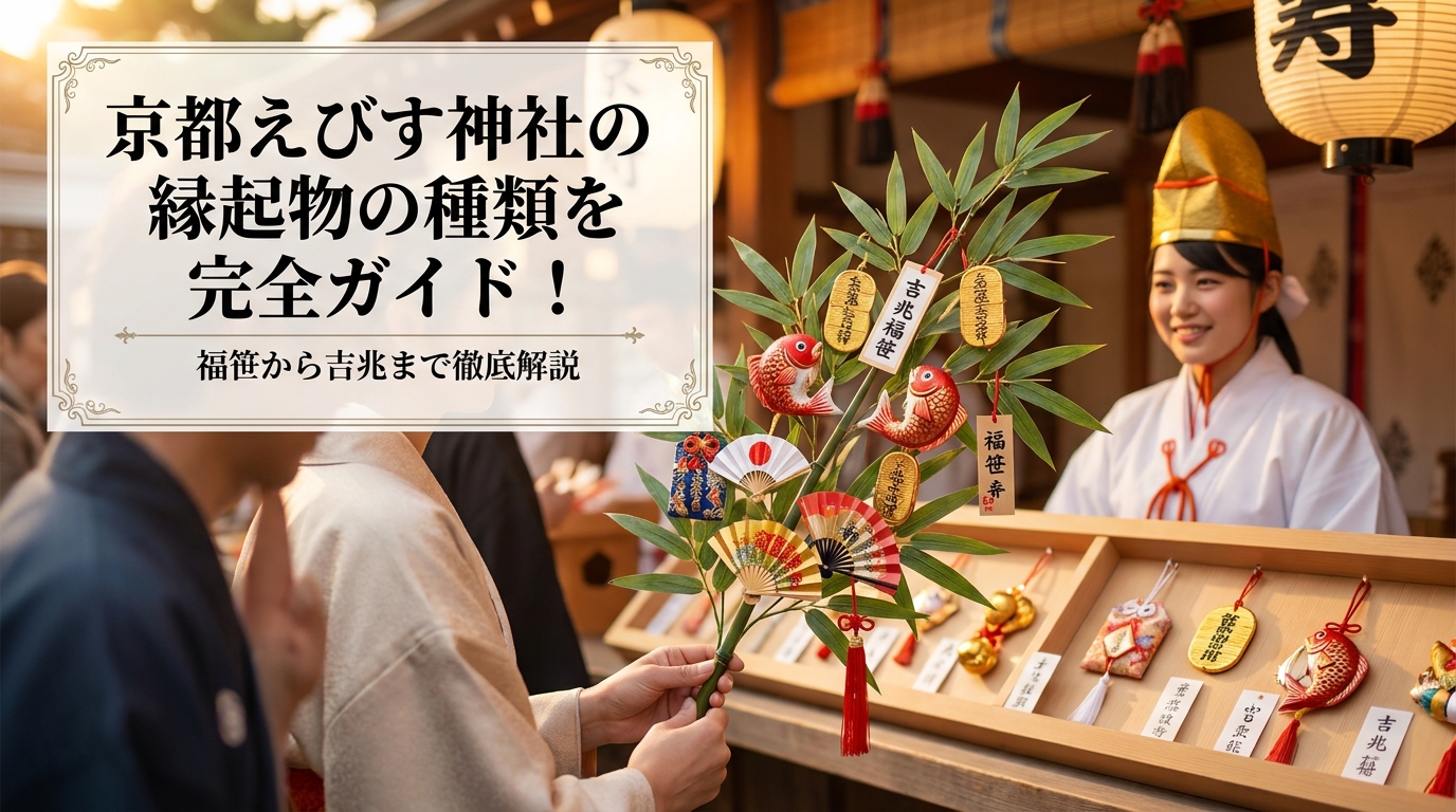 京都えびす神社の縁起物の種類を完全ガイド！福笹から吉兆まで徹底解説