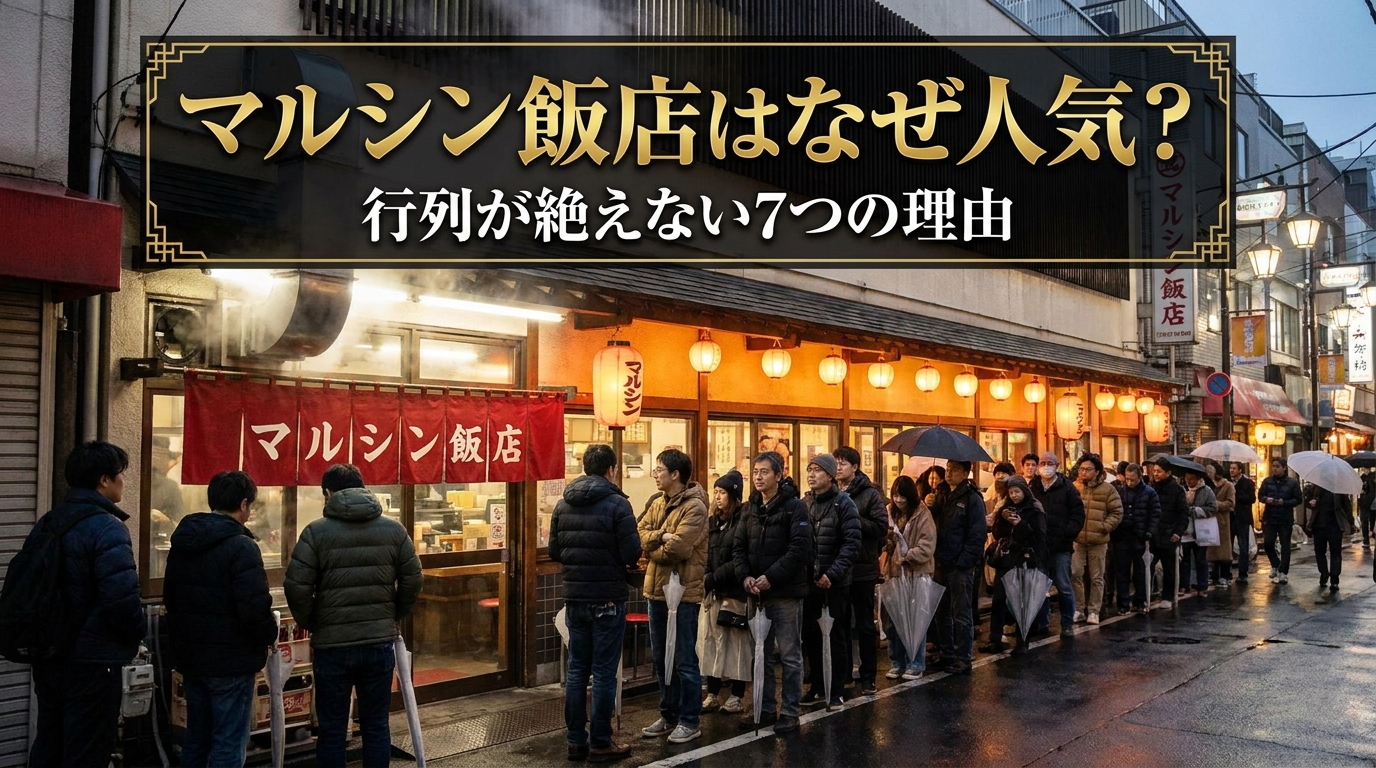 マルシン飯店はなぜ人気?行列が絶えない7つの理由を徹底調査!
