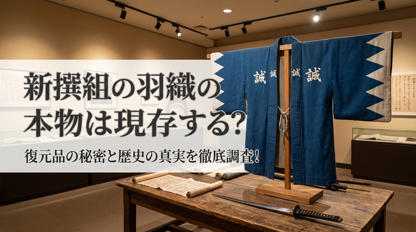 新撰組の羽織の本物は現存する？復元品の秘密と歴史の真実を徹底調査！