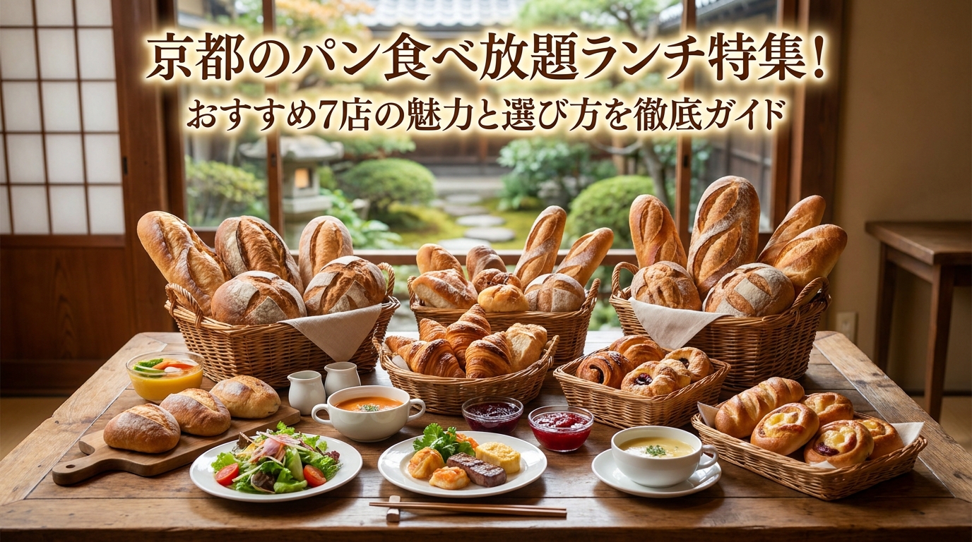 京都のパン食べ放題ランチ特集！おすすめ7店の魅力と選び方を徹底ガイド