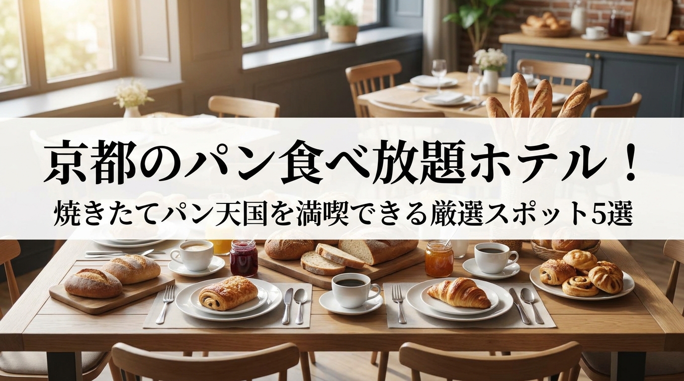 京都のパン食べ放題ホテル！焼きたてパン天国を満喫できる厳選スポット5選