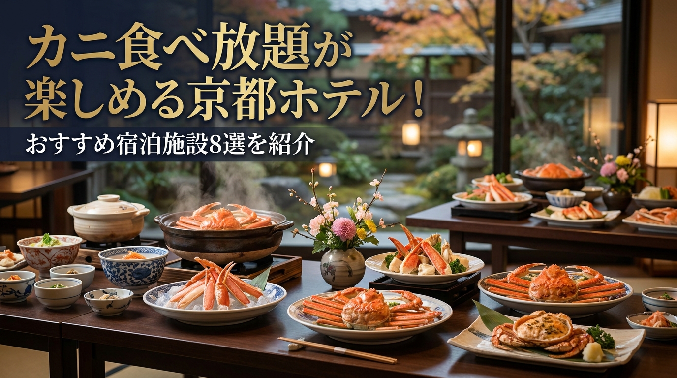 カニ食べ放題が楽しめる京都ホテル！おすすめ宿泊施設8選を紹介