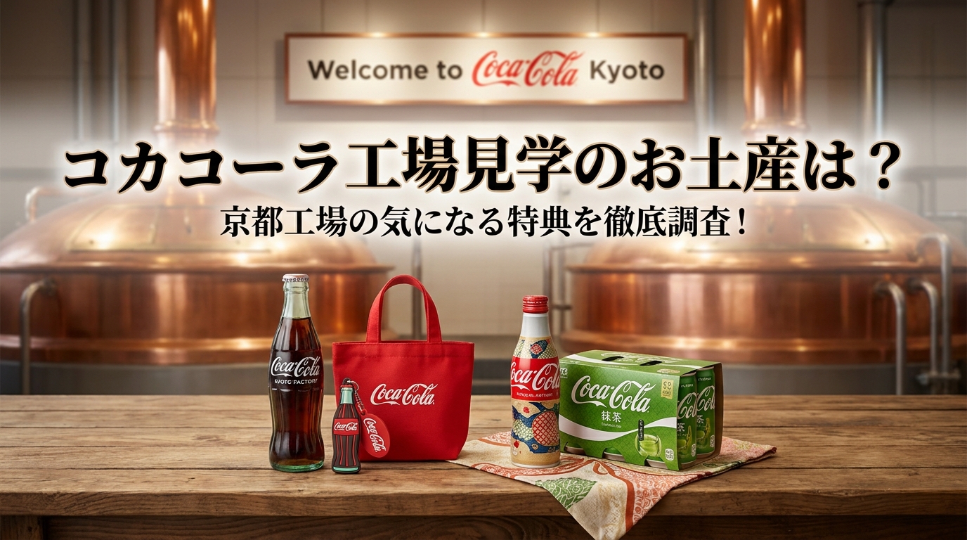 コカコーラ工場見学のお土産は？京都工場の気になる特典を徹底調査！