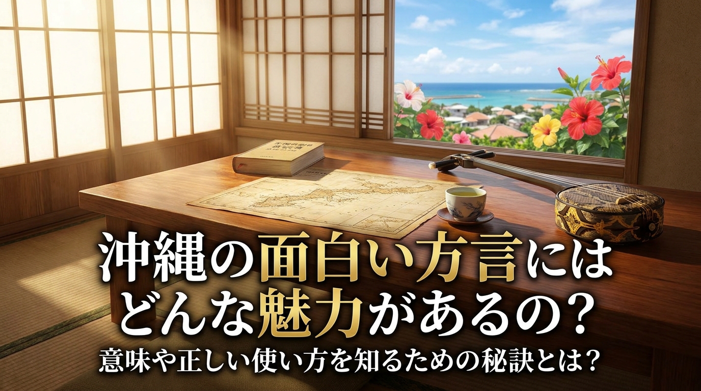 沖縄の面白い方言にはどんな魅力があるの?意味や正しい使い方を知るための秘訣とは?