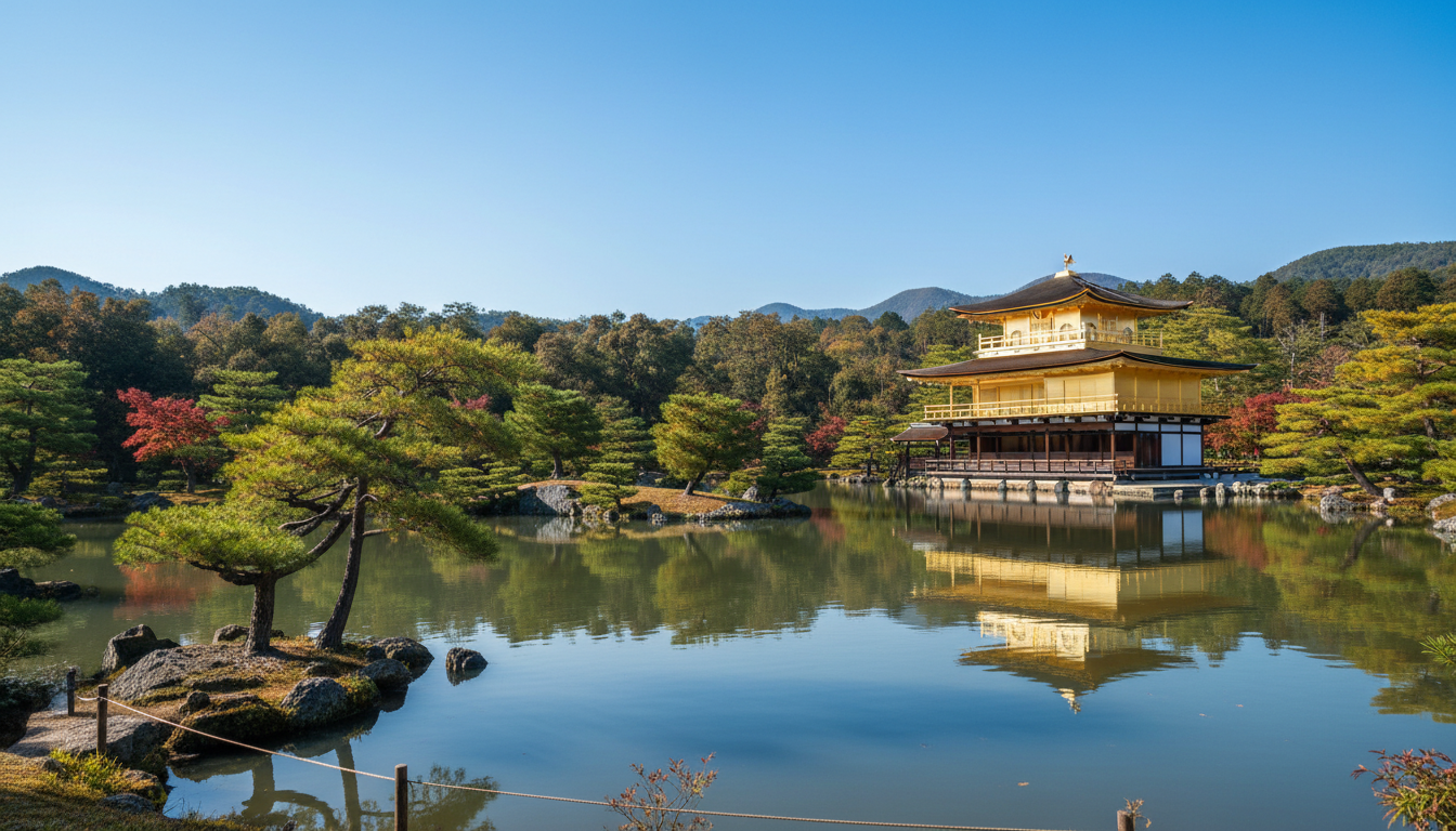 金閣寺の中に入ることは基本的にできません