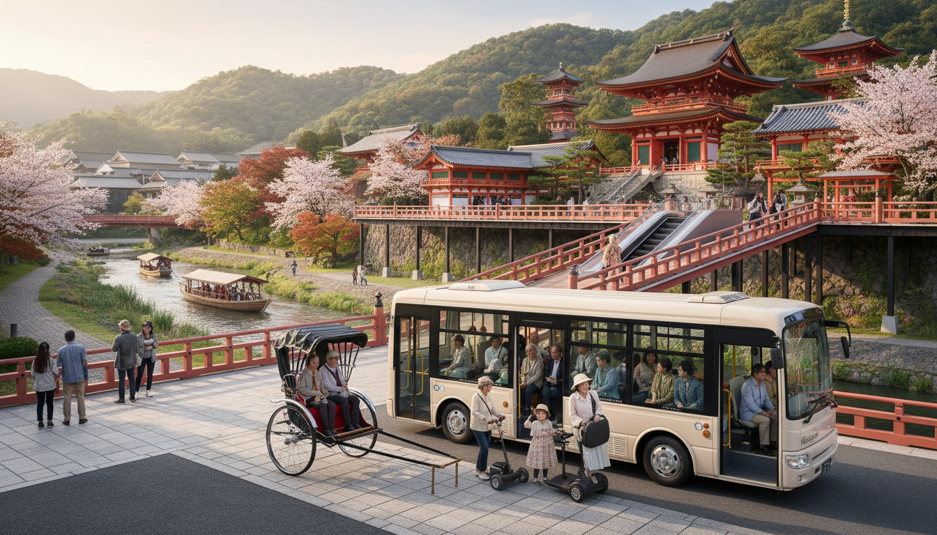 京都であまり歩かない観光は十分に可能です
