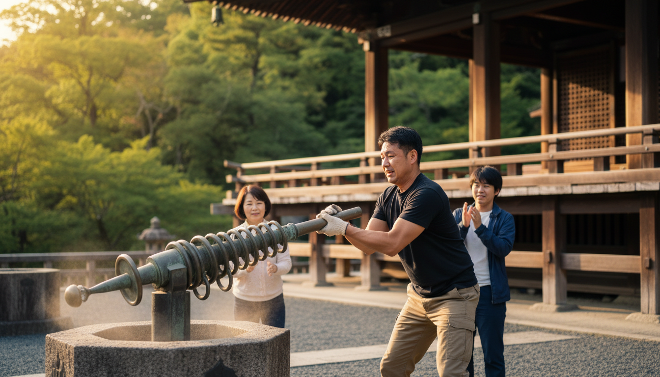 なぜ錫杖を持ち上げると心願成就のご利益があるのか