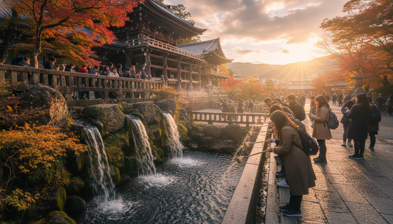 清水寺音羽の滝の正しいやり方【結論】