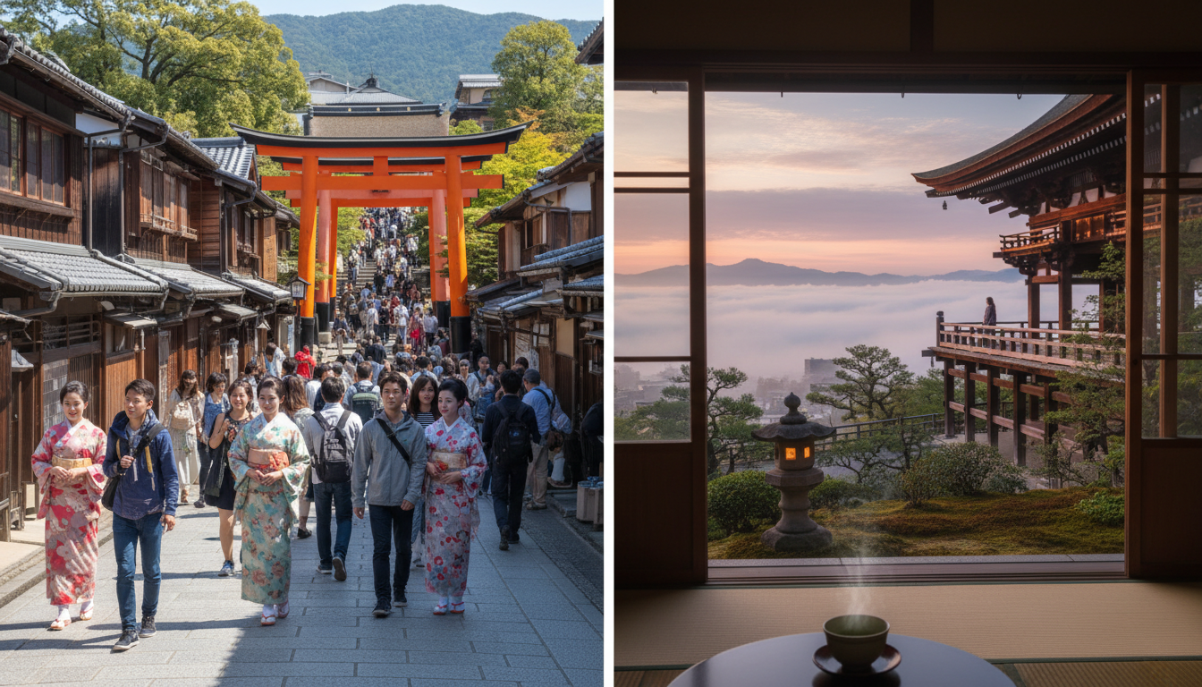 京都日帰りは計画次第で楽しめるが、一泊すればさらに充実する