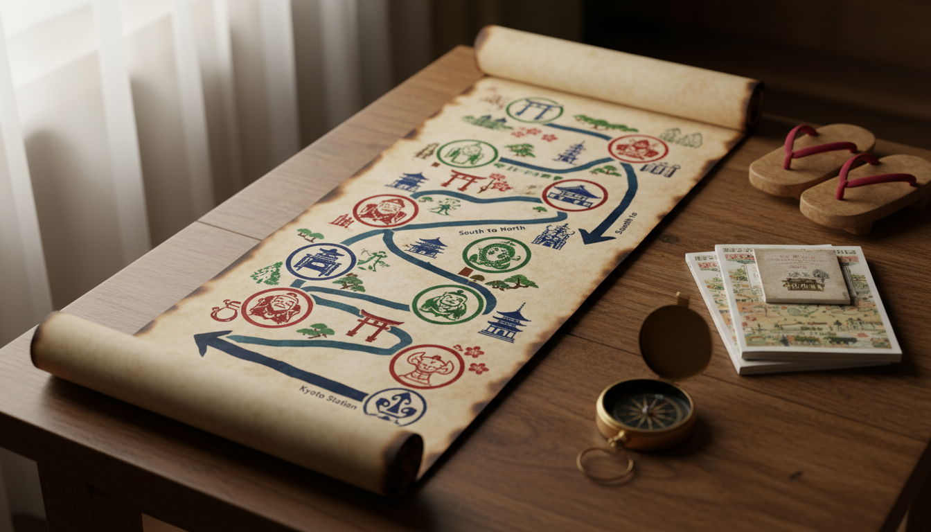 京都七福神巡りのおすすめルートは京都駅スタートの南から北回り