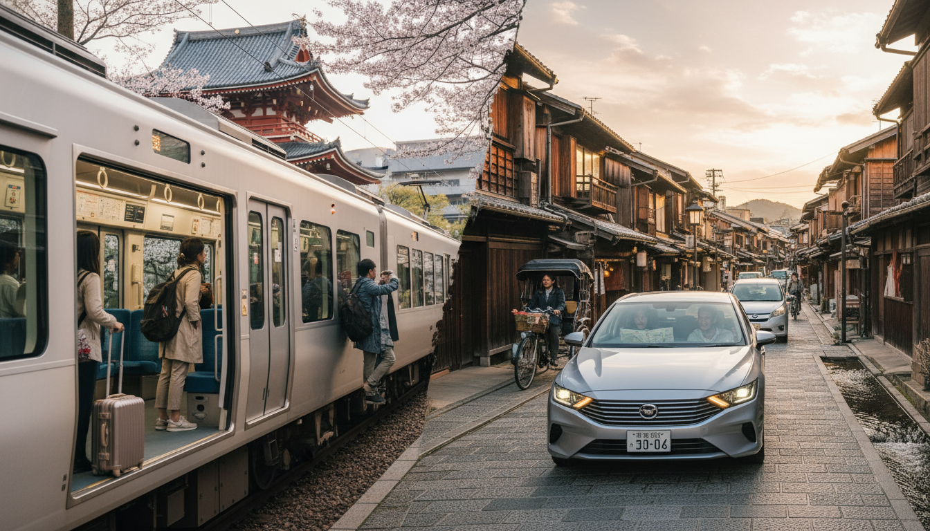 京都観光は電車と車どっちがおすすめ？結論から言うと…