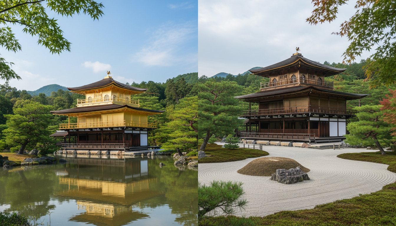 なぜ金閣寺と銀閣寺はこれほど違うのか