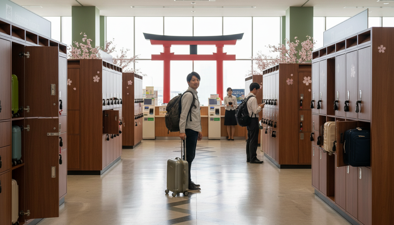 京都駅の荷物預かりは一部無料で利用できます