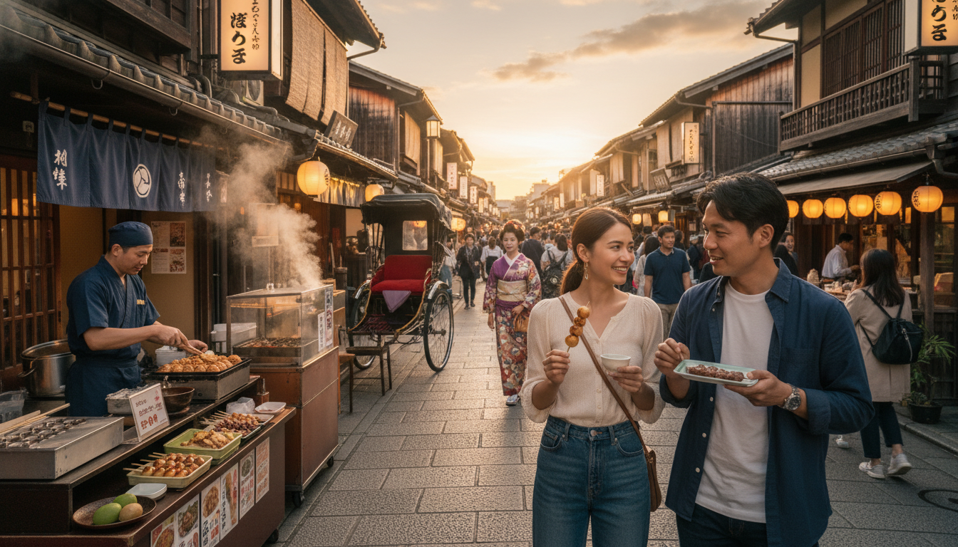 四条通り食べ歩きが人気を集める3つの理由