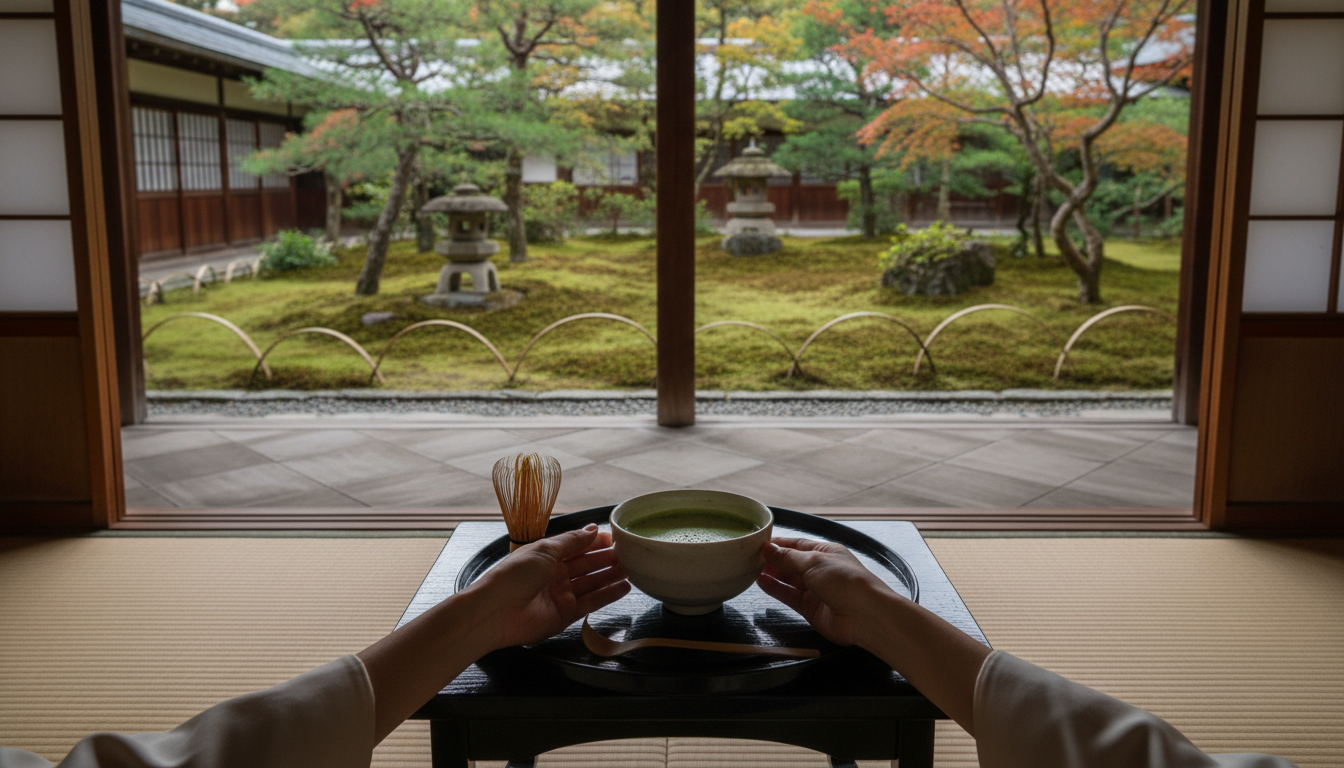 京都で抹茶が飲めるお寺は33箇所以上もある
