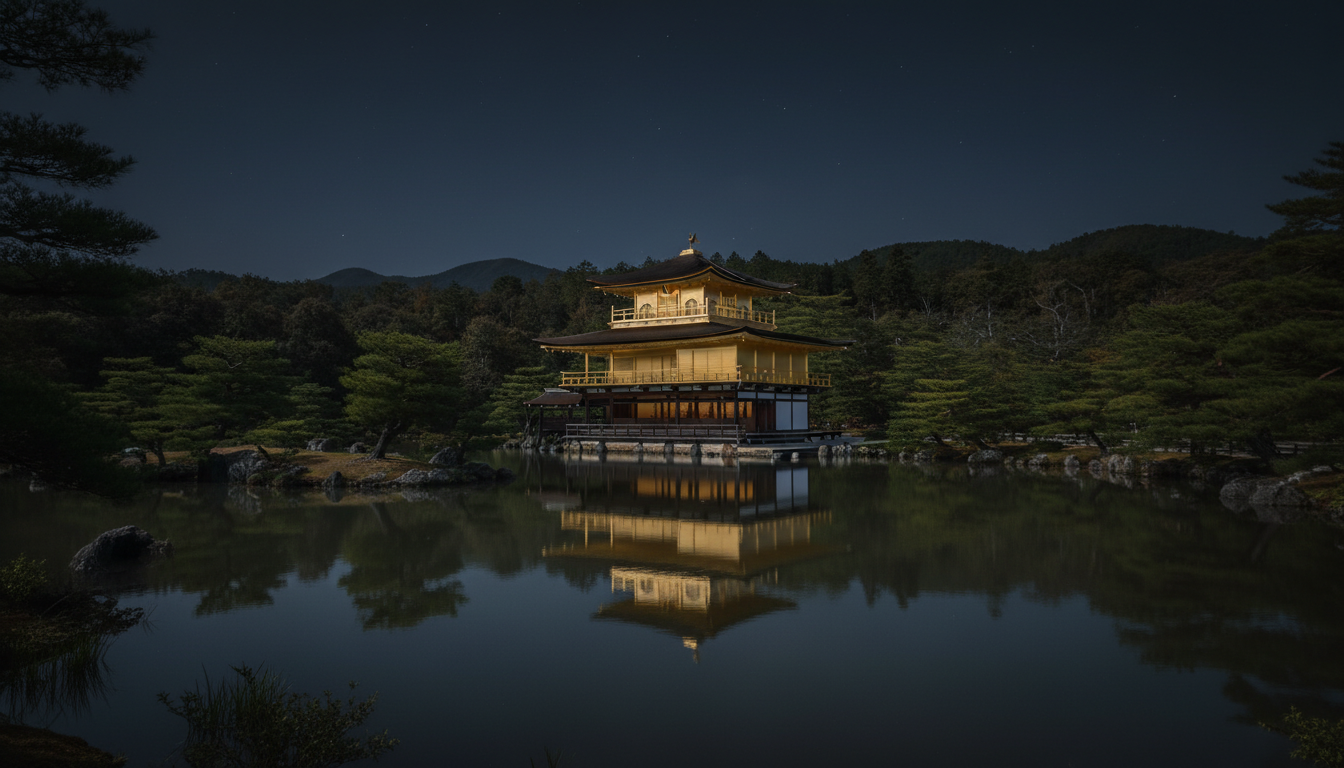 金閣寺のライトアップは通常開催されていません