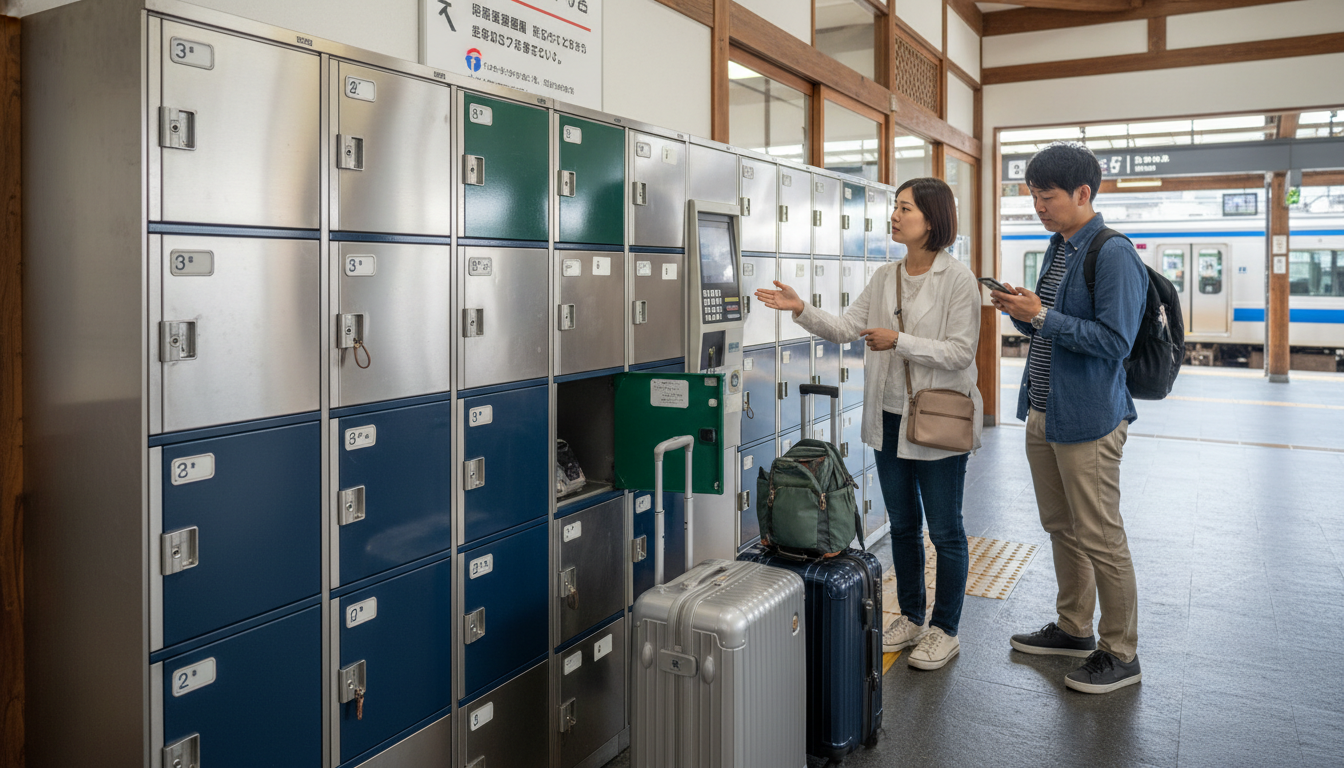 駅のコインロッカーは予約できません