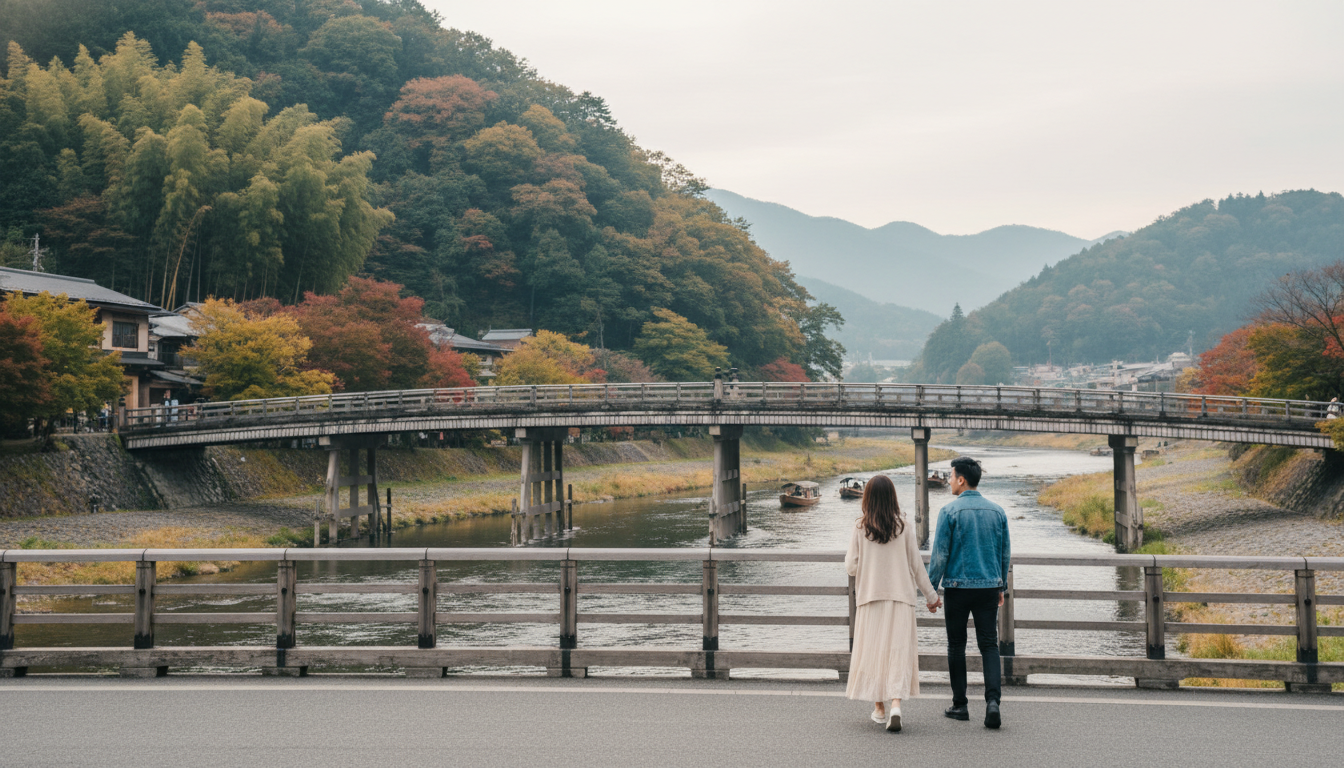嵐山デートで別れるジンクスは都市伝説！でも環境的に試練が多い場所なんです