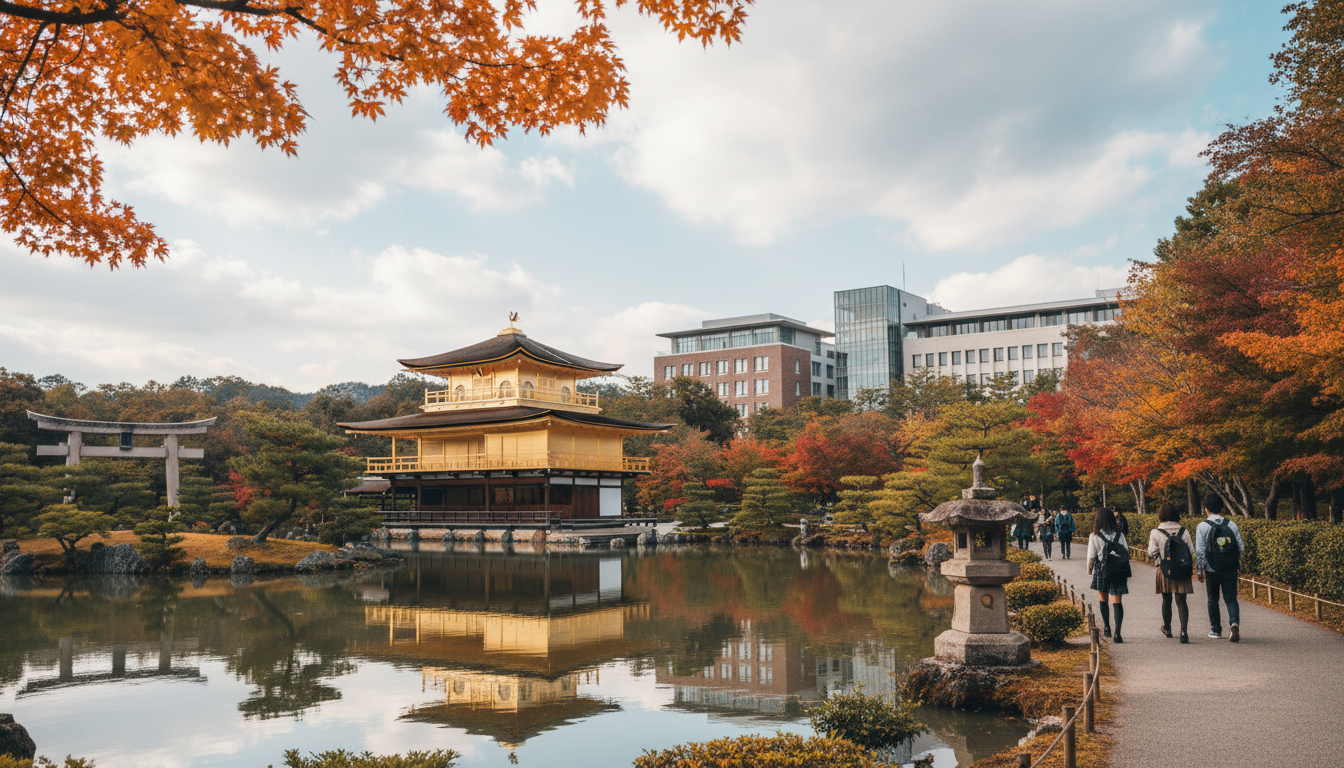 金閣寺に最も近いのは佛教大学と立命館大学
