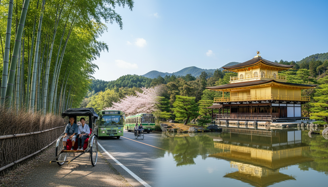 嵐山から金閣寺へのアクセス方法が複数ある理由