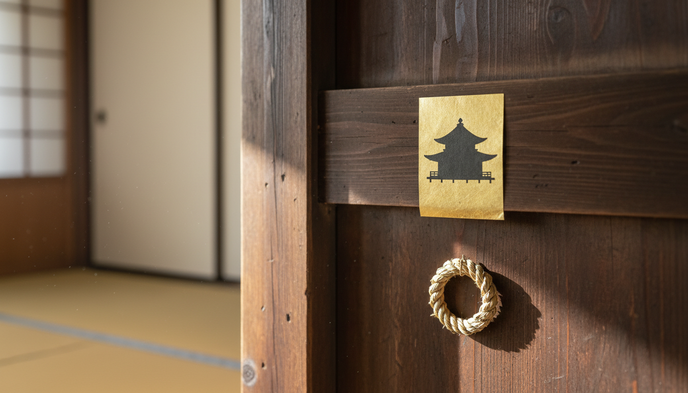 なぜその場所がおすすめなのか?お札を貼る場所の理由を解説します