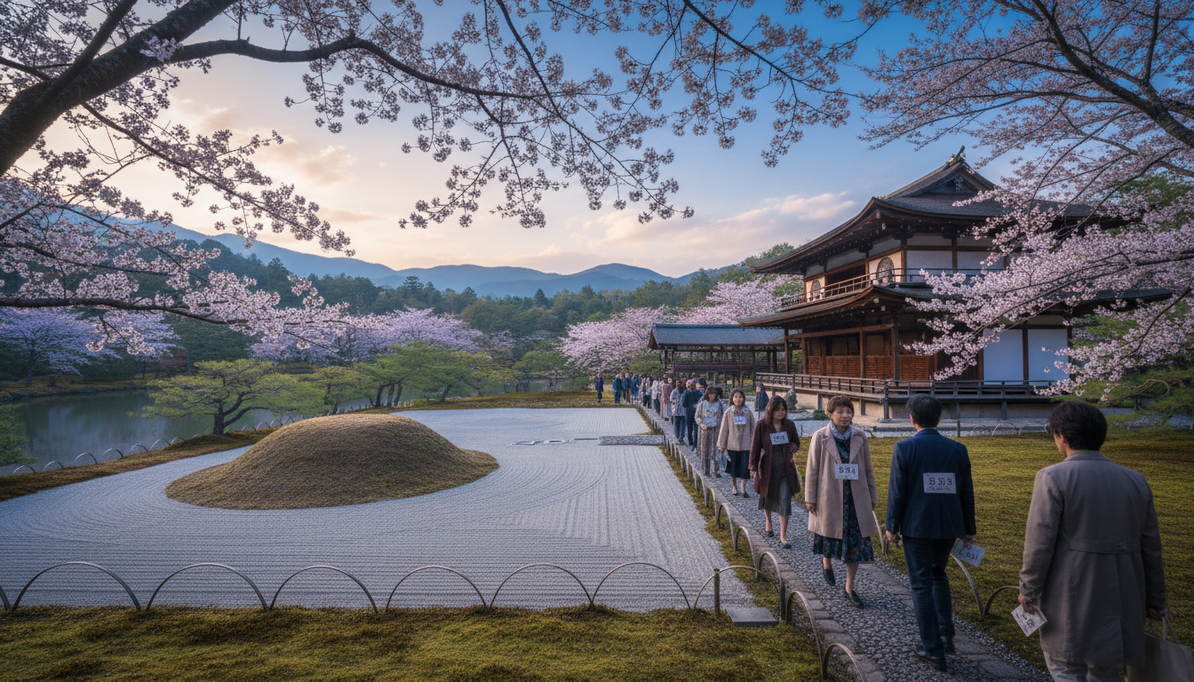 銀閣寺の特別拝観は定員制なので比較的参加しやすい