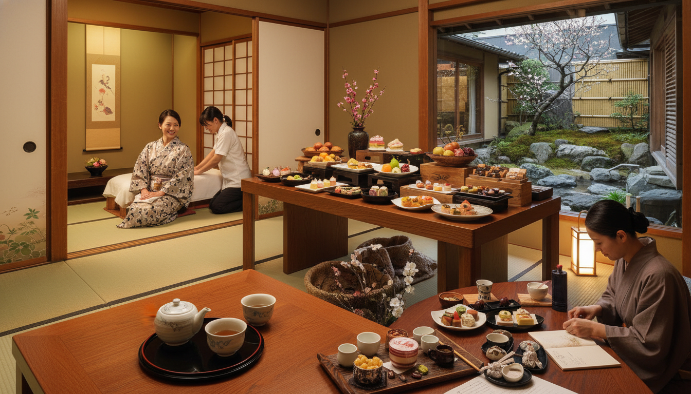 京都梅小路花伝抄の無料サービスは宿泊料金だけで10種類以上も楽しめる