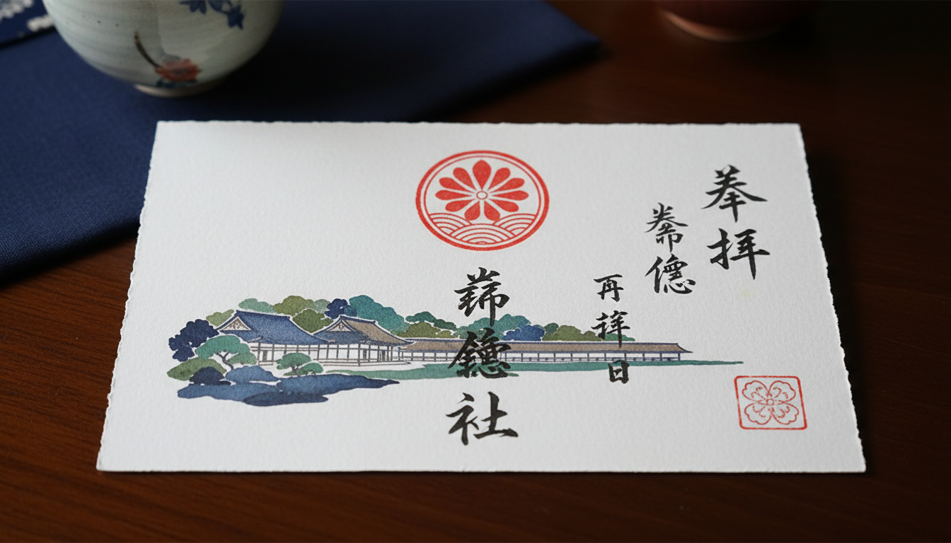 京都御所では「御朱印」ではなく「参観記念符」がいただけます
