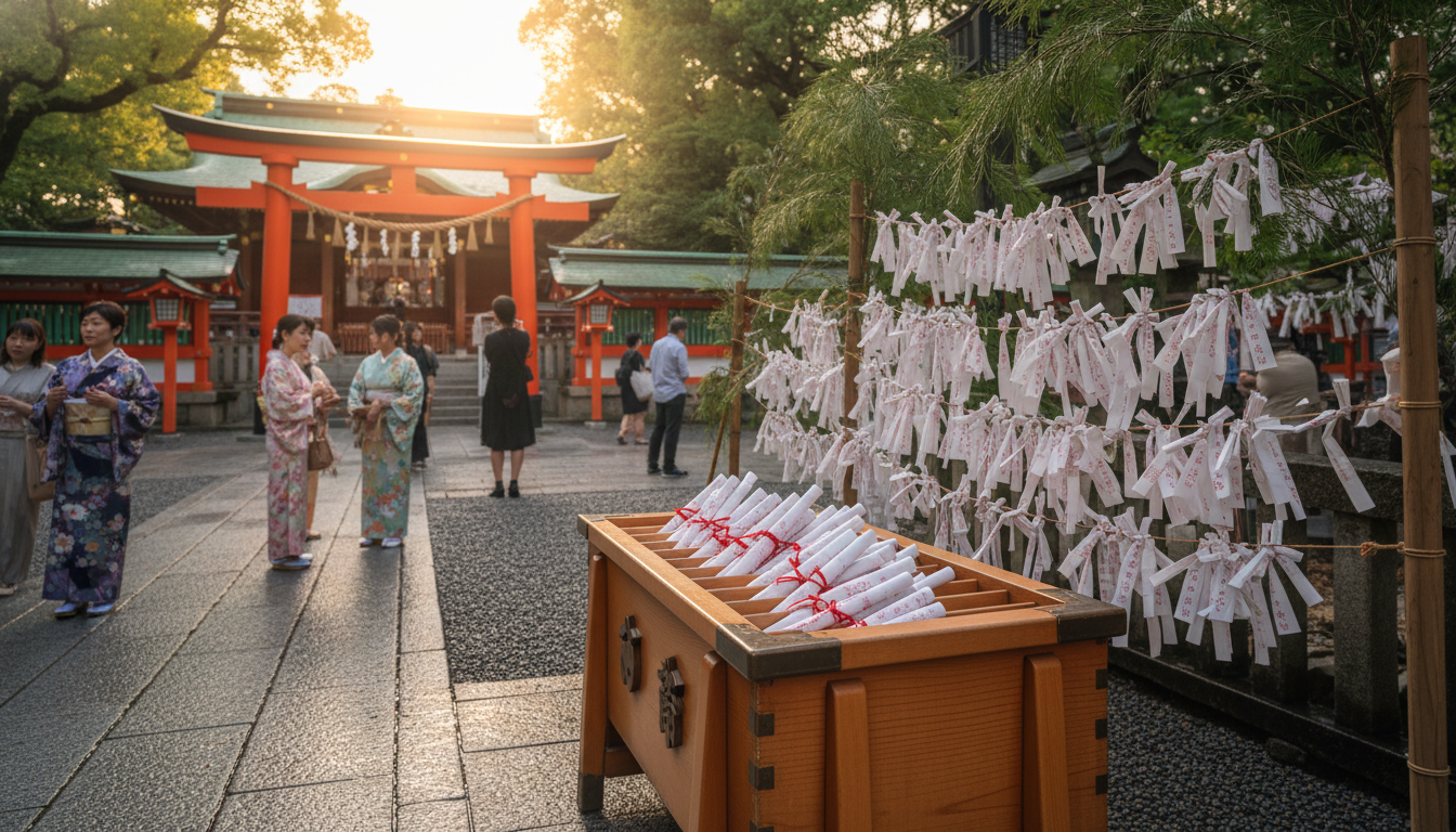 八坂神社のおみくじは午前9時から午後5時まで引けます