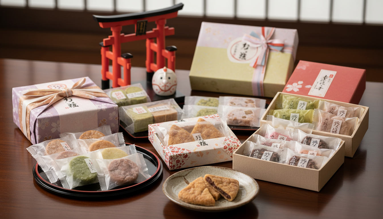 平安神宮のお土産は八ツ橋と老舗菓子が人気の中心