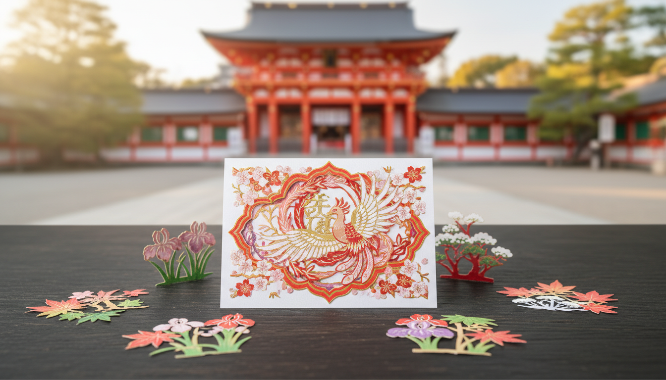 平安神宮の切り絵御朱印は季節限定の芸術作品