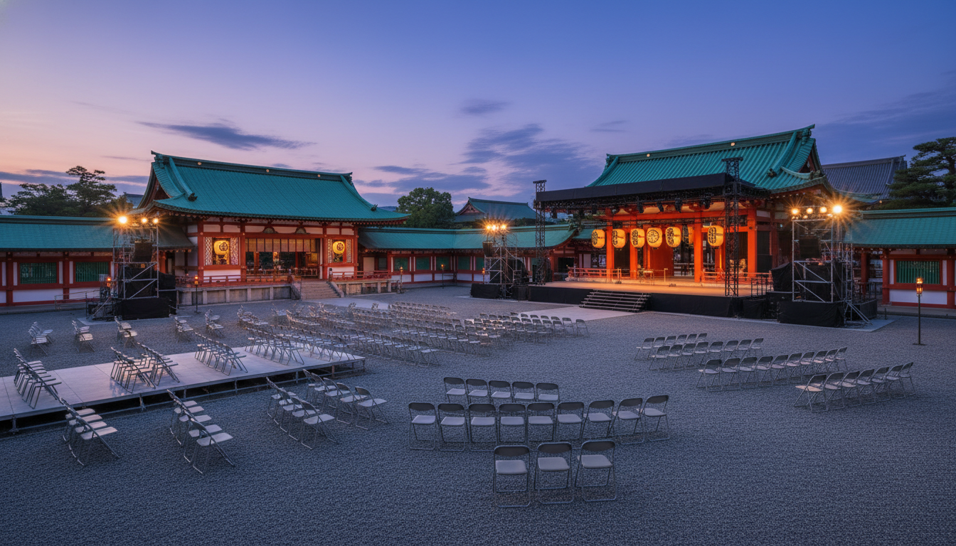 平安神宮ライブの座席配置が公演ごとに変わる理由