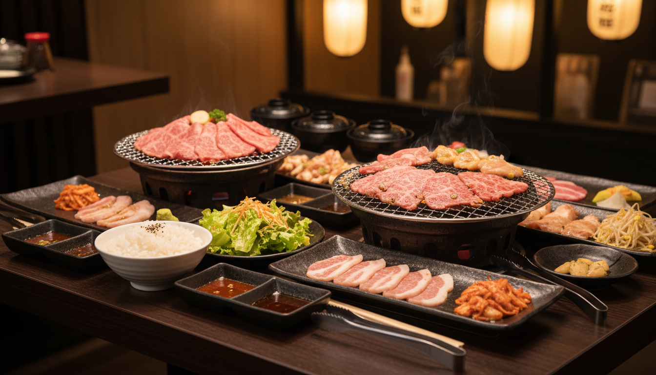 焼肉やる気は3つのコースから選べる食べ放題メニューが魅力