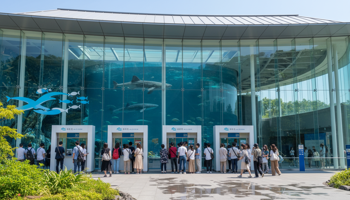 京都水族館のチケットは当日購入できます