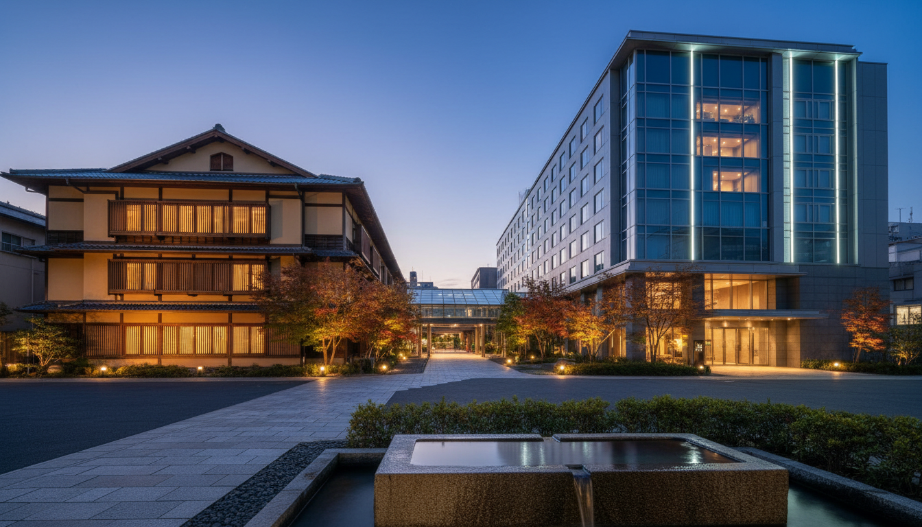 本館と別館の違いは開業年と客室規模にあります