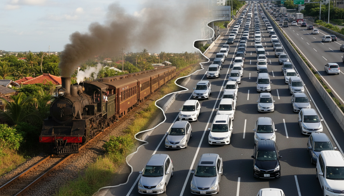 沖縄に電車がないのは戦争による破壊と戦後の道路優先政策が重なったからです